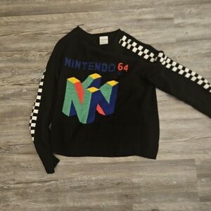 Nintendo 64 Black Sweater